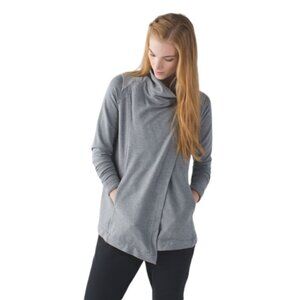 Lululemon Coast Wrap Heathered Mod Medium Grey Size 4